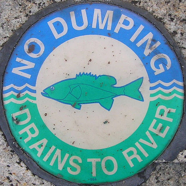 No Dumping sign